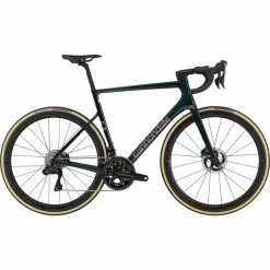 Vélo Route Cannondale SuperSix EVO Hi-MOD Disc Dura-Ace Di2 2x12V GunMetal Green