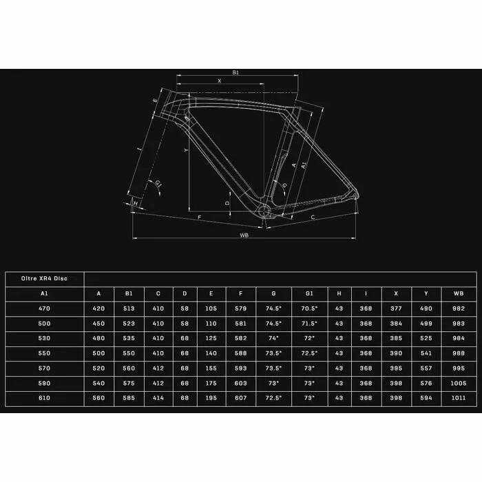 Cadre Route Bianchi Oltre XR4 Graphite / Gris Matt 4 Cadre Route Bianchi Oltre XR4 Graphite / Gris Matt – Image 2