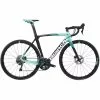 Vélo Route Bianchi Oltre XR3 Ultegra Di2 2x12V Vert Céleste