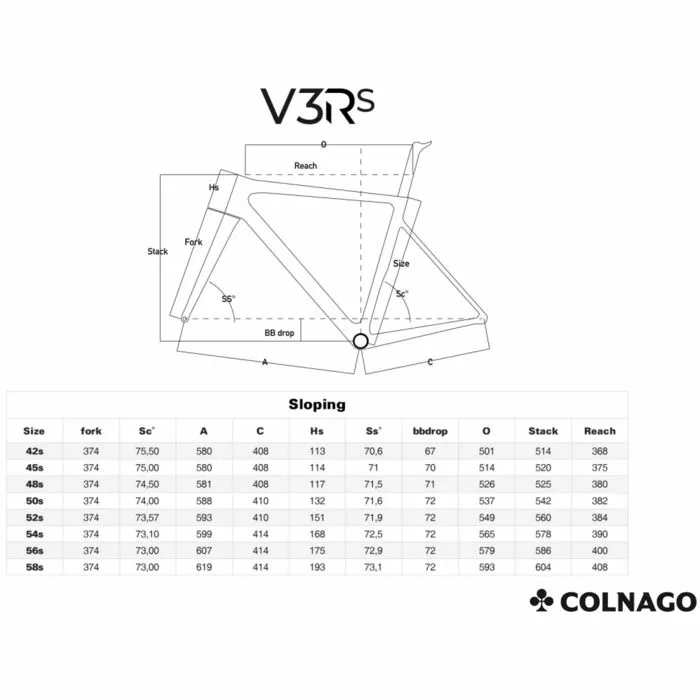 Cadre Route Colnago V3RS Frozen Rouge 2023 4 Cadre Route Colnago V3RS Frozen Rouge 2023 – Image 2
